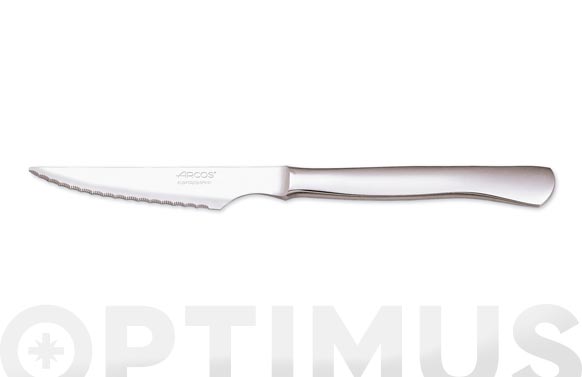 Cuchillo chuletero monoblock inox, 11 cm, 12 u