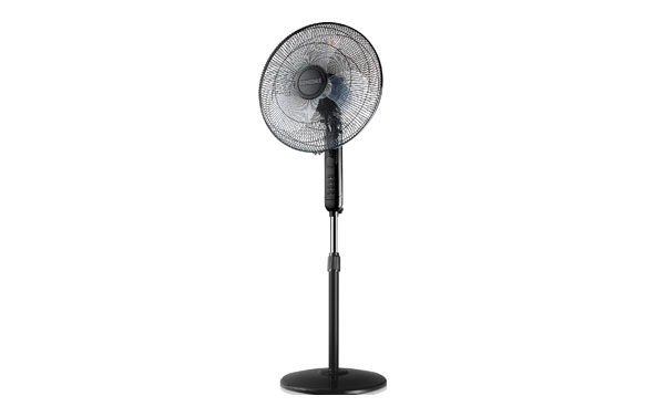 Ventilador de peu, negre, Ø40 cm, 45 W