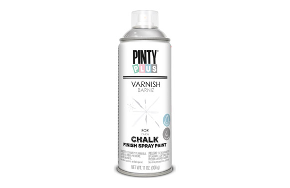 Barniz spray al agua para chalk, 520 cc