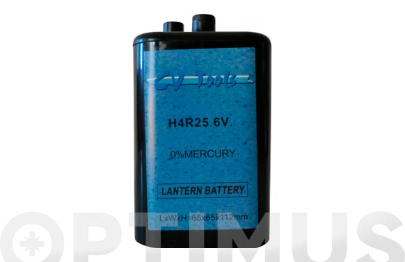 Bateria per a balisa señalizacion, 4R25, 6V, 7Ah