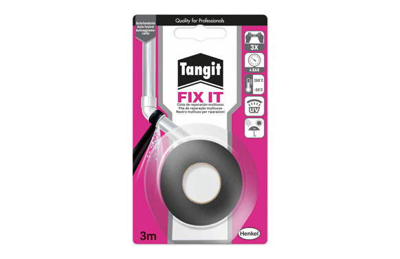 Cinta segelladora autofundent, Fix It, 3 m