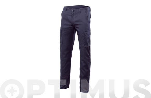 Pantaló multibutxaques Stretch, blau marí, Talla 52