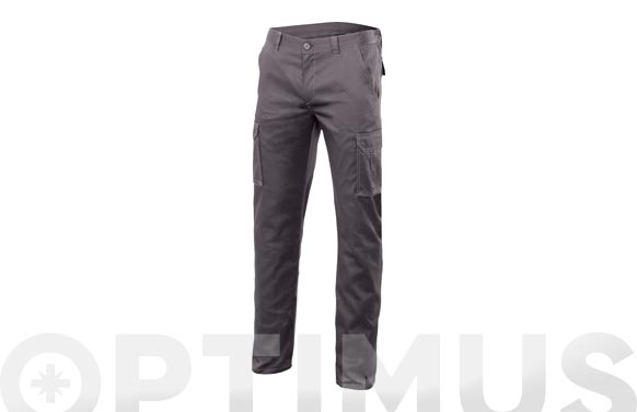 Pantaló multibutxaques Stretch, gris, Talla 48