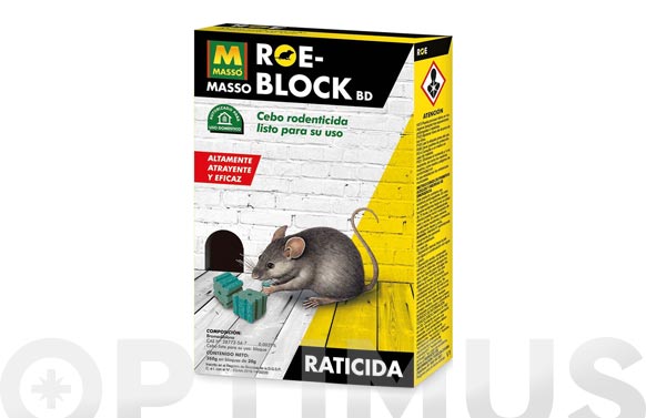 Raticida en bloc, 260 g