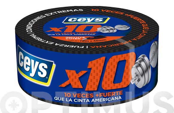 Cinta americana extrema x10, 48 mm x 18 m