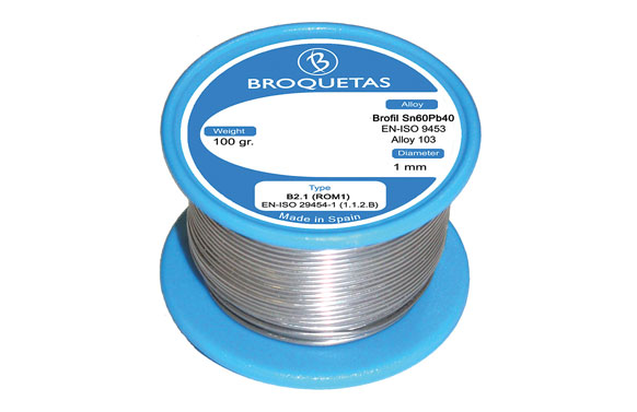 Fil de soldar Brofil 60, 100 g, Ø1mm