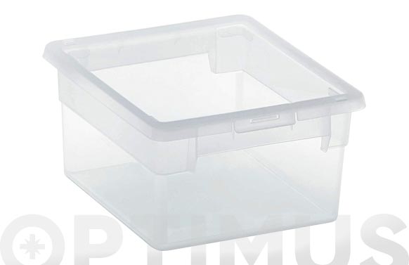 Caja multiusos apilable,transparente, 2,5 l