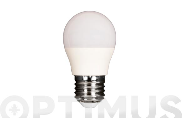 Bombilla led esférica, E27, 6w, luz fría