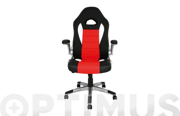 Cadira gaming Victoria, negra/vermell