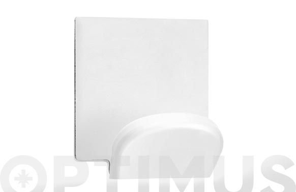 Colgador adhesivo, blanco, 45 x 40 x 30 mm