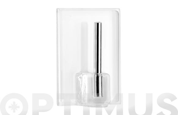 Penjador adhesiu per a cortinetes,transparent, 25 x 17 x 12 mm