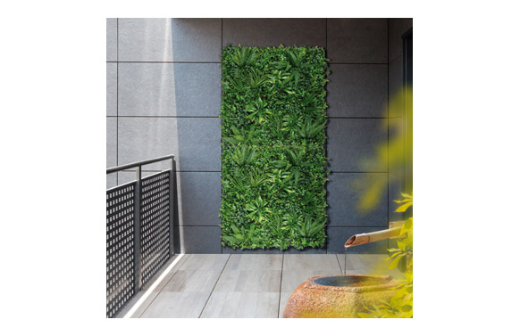 Jardí vertical artificial tropic, 1 x 1 m