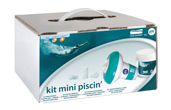 Kit mini piscina, clor lent. 500 g