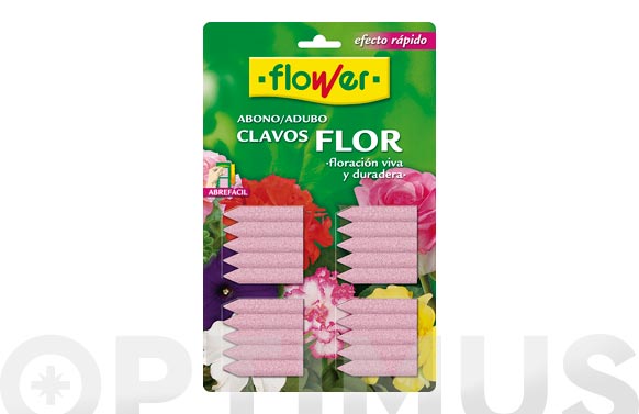 Abono clavos para flores, 20 uds