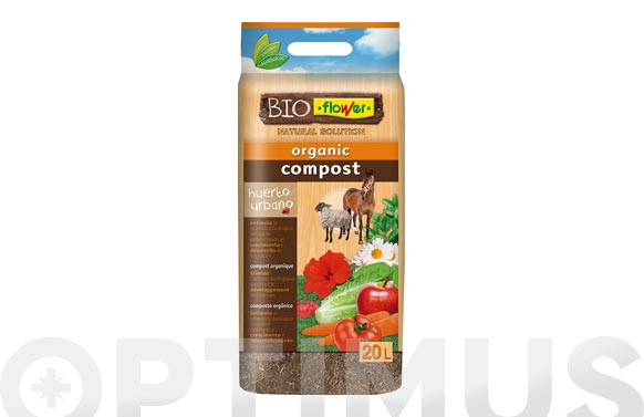 Substrato compost orgánico caballo y oveja, 20 litros