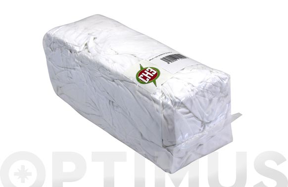 Trapo limpieza sabana blanco, 1 kg