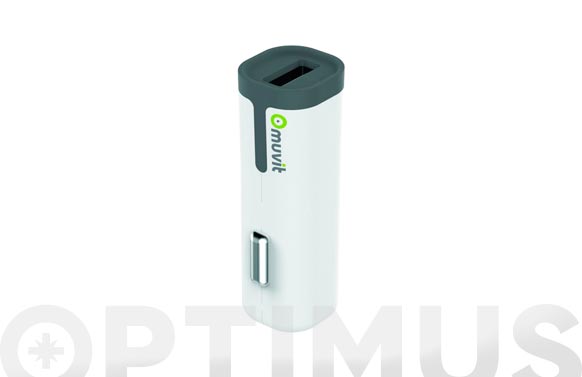 Carregador cotxe USB, blanc