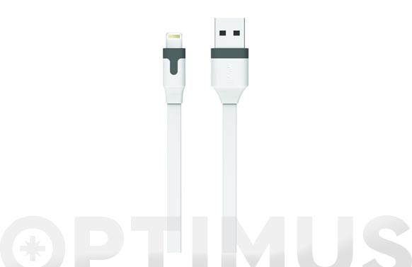 Cable carregador USB-Lightning Apple, blanc, 1 m