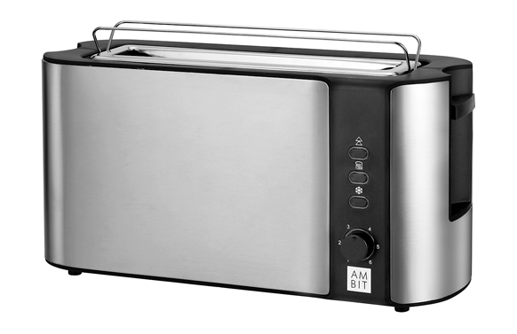 Tostador una ranura extralarga, inox, 1000 w