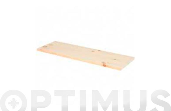 Prestatge pi amb motllura, 60 x 20 x 1,5 cm
