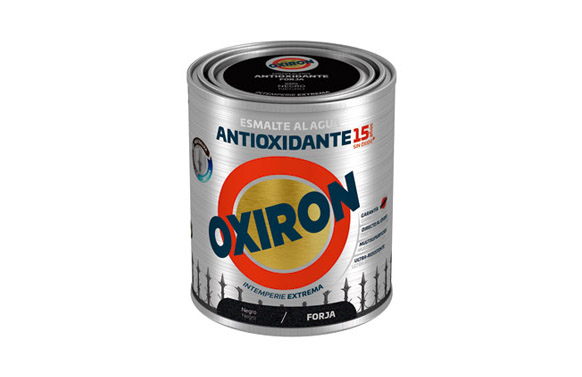 Esmalte antioxidante agua oxiron forja, 750 ml, negro