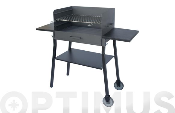 BARBACOA CARBON-LEÑA RECTANGULAR SOPORTE PAELLERO 60 X 40 X (UNIDAD)