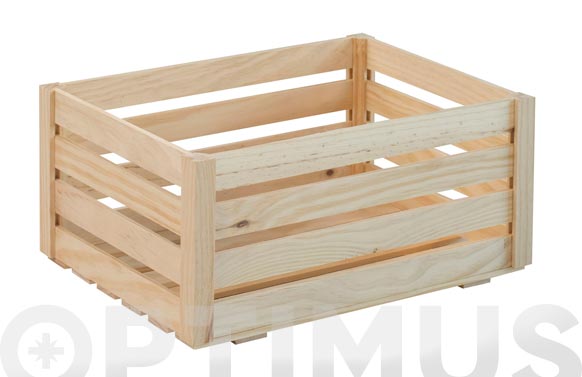 Caixa fusta pi, 17 x 36 x 25 cm