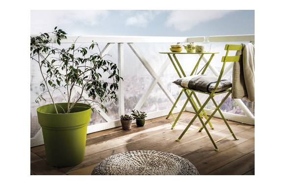 Malla cuadranet 10 mm, 1 x 25 m, blanco