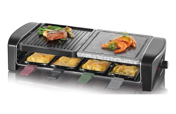 Raclette mixta Party Grill, 8 personas, 1400 W