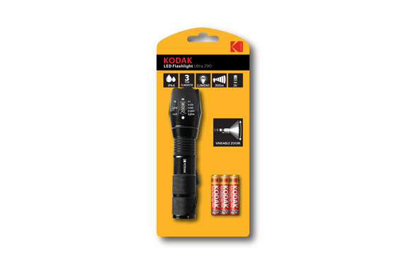 Linterna táctica led, Flashlight Ultra, 290 lm, 5 W