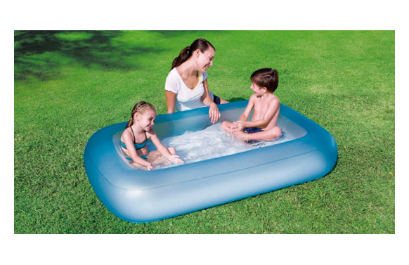 Piscina inflable infantil, 165 x 104 x 25 cm