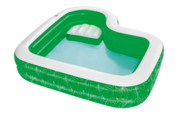 Piscina inflable infantil, 231 x 231 x 51 cm