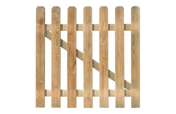 Puerta madera Mustang, natural, 100 x 100 cm