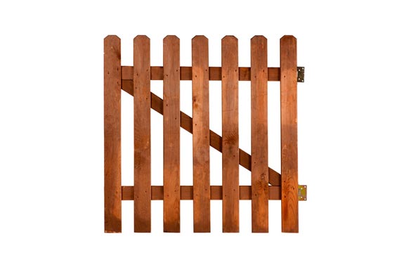 Puerta madera Mustang, marrón, 100 x 100 cm