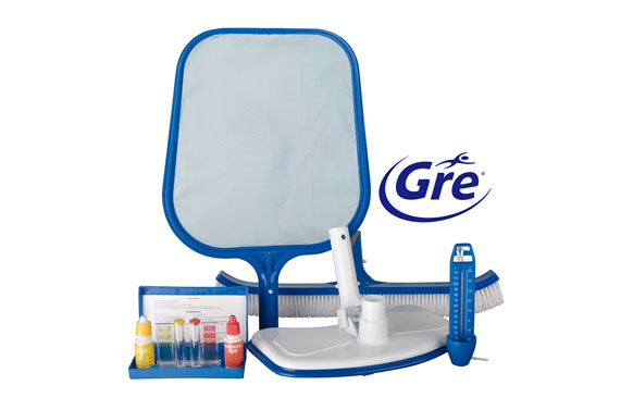 Kit mantenimiento piscina, 5 piezas