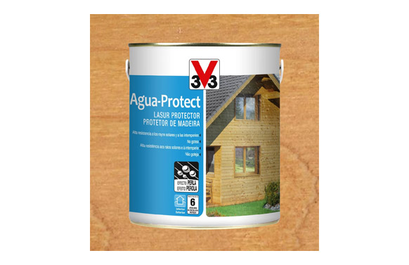 Lasur aigua-protect setinat, 2,5 l, cirerer