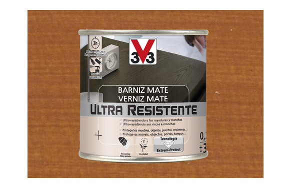 Vernís interior ultra resistent, cirerer mat, 250 ml