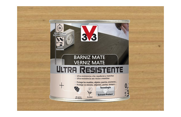 Vernís interior ultra resistent, roure clar mat, 250 ml