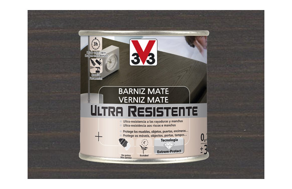 Vernís interior ultra resistent, wengue mat, 250 ml