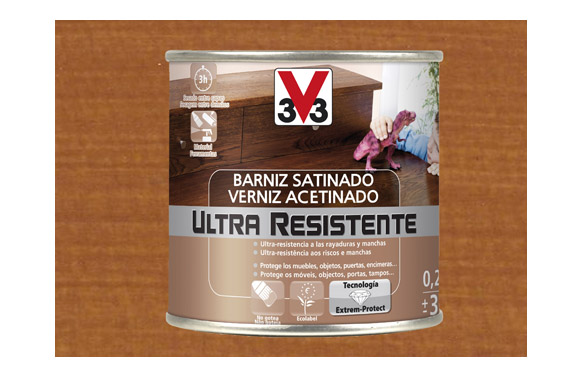 Vernís interior ultra resistent, cirerer setinat, 250 ml