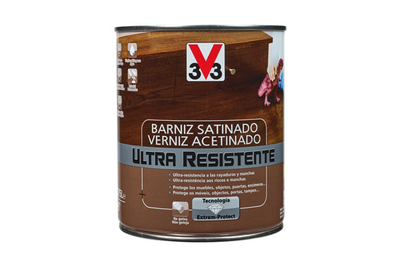 Vernís interior ultra resistent, wengue mat, 750 ml