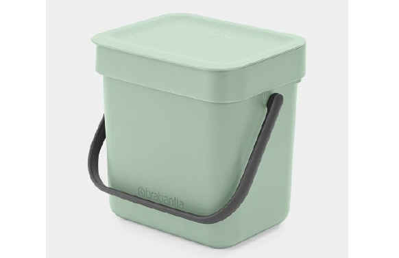 Cubell reciclatge, verd jade, 3 l