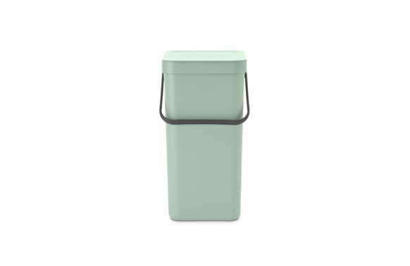 Cubo reciclaje, verde jade, 16 l