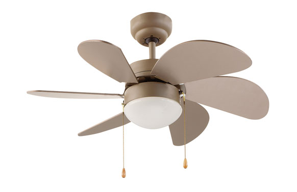 Ventilador sostre, llum led, Ø80 cm