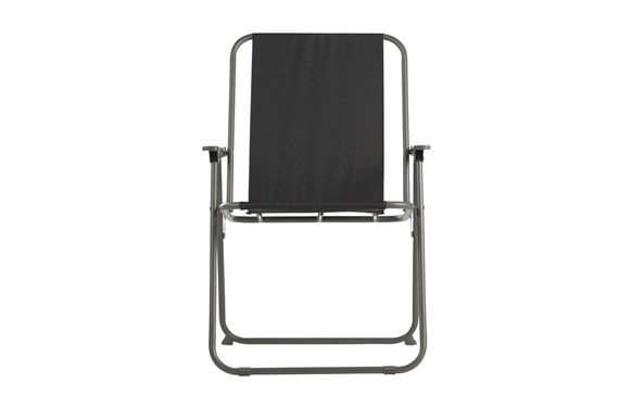 Cadira pícnic, gris fosc, 57 x 47 x 84 cm