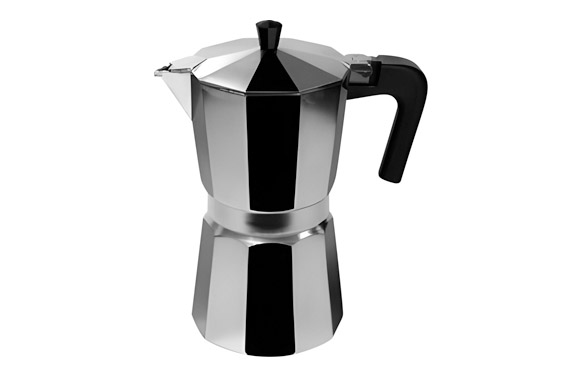 Cafetera aluminio Pisa, 3 tazas