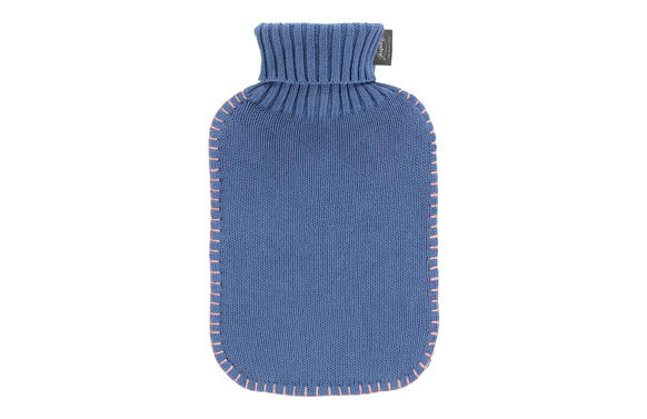 Bolsa agua caliente, punto, azul, 2 l